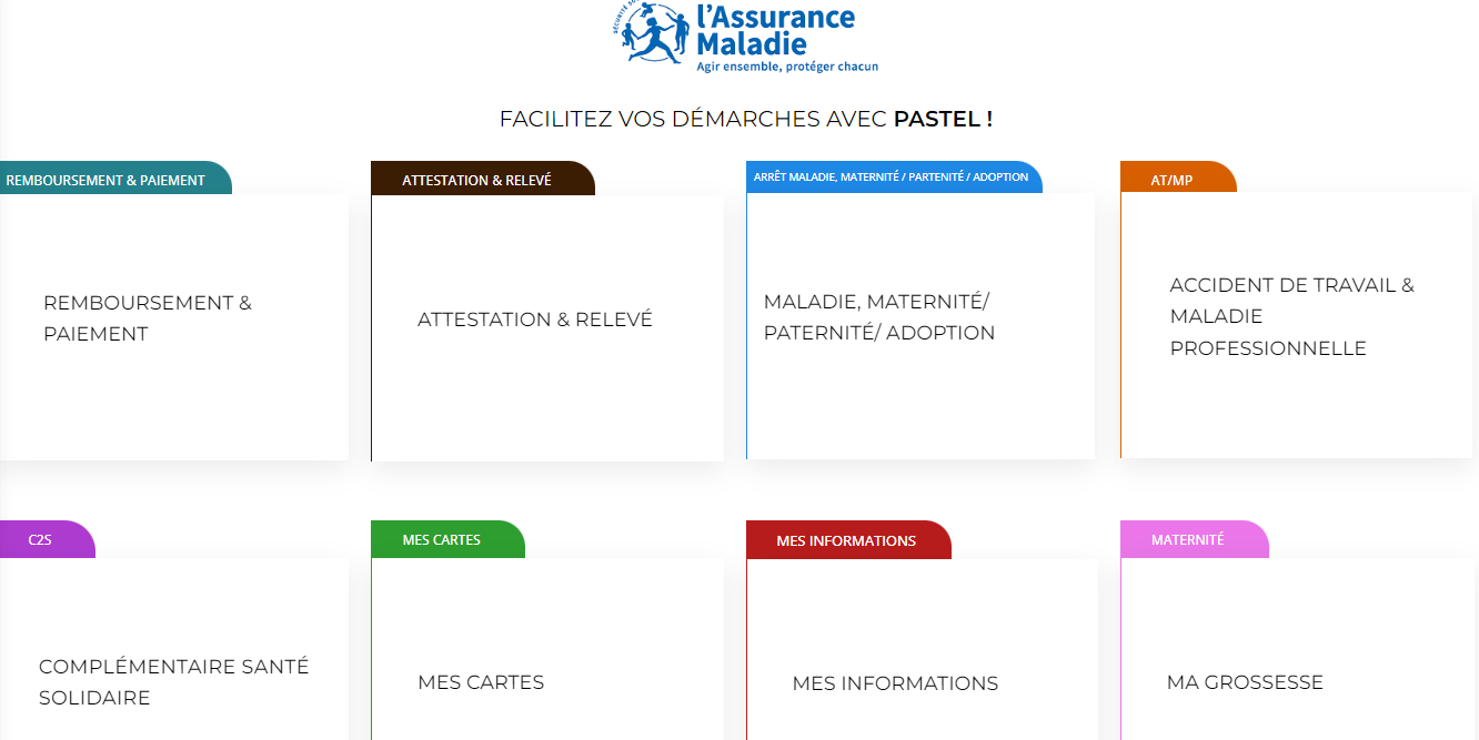 outil des teleservices Assurance Maladie